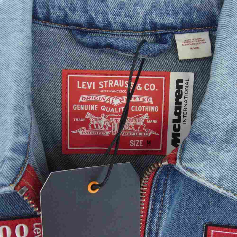 Levi's リーバイス A89900000 × MCLAREN RACING COLLECTION ヘリテージトラッカージャケット インディゴブルー系 M【新古品】【未使用】【中古】