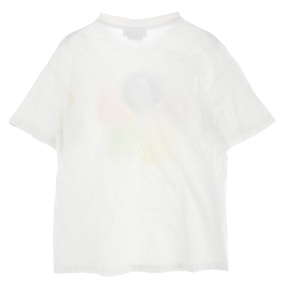 GOODENOUGH グッドイナフ 90s UKG 水玉クレヨン TEE ロゴ プリント 半袖 Ｔシャツ ホワイト系 L【中古】