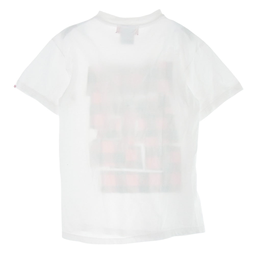 GOODENOUGH グッドイナフ 90s UKG チェックプリント TEE ロゴ プリント 半袖 Ｔシャツ ホワイト系 S【中古】
