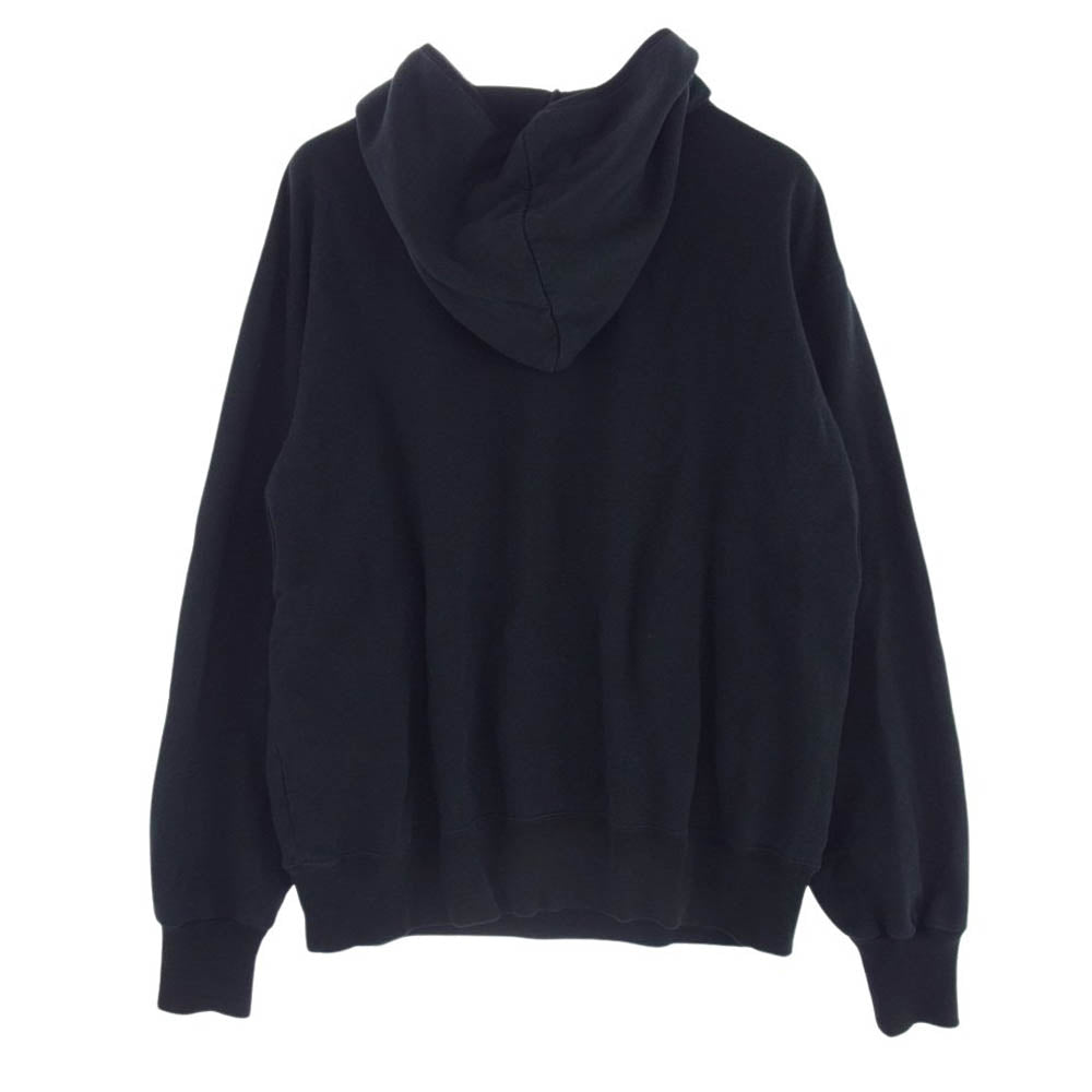 GOODENOUGH グッドイナフ 初期タグ Classics Trim HOODY クラシック ロゴ スウェット パーカー ブラック系 M【中古】