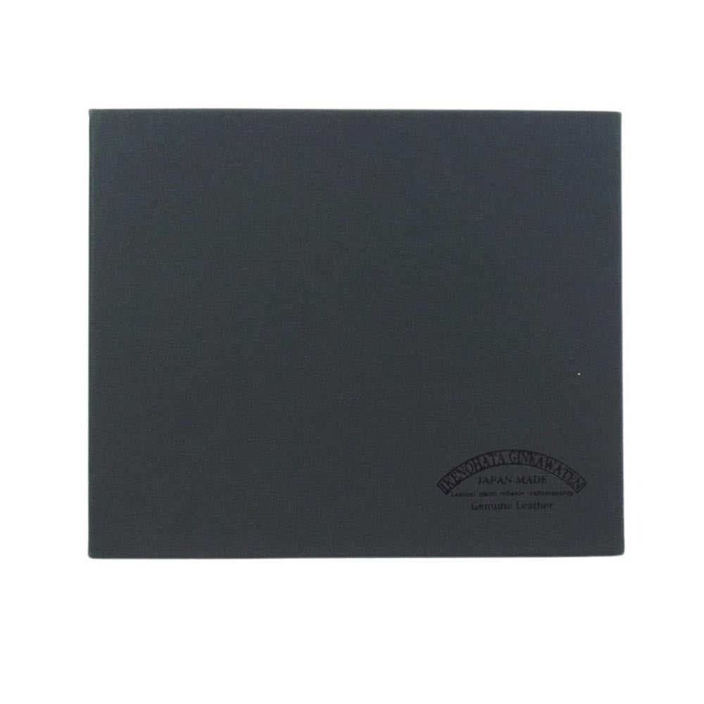 池之端銀革店 OT-WL-007-BK  イタリアン シュリンクレザー L字ファスナー ウォレット 財布 ブラック系【中古】