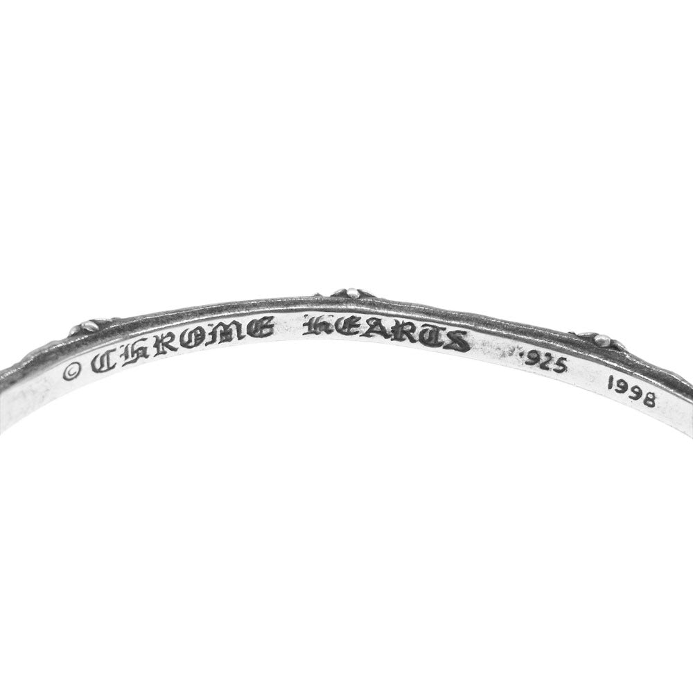 CHROME HEARTS クロムハーツ（原本無） BANGLE SBT バンド バングル シルバー系【中古】