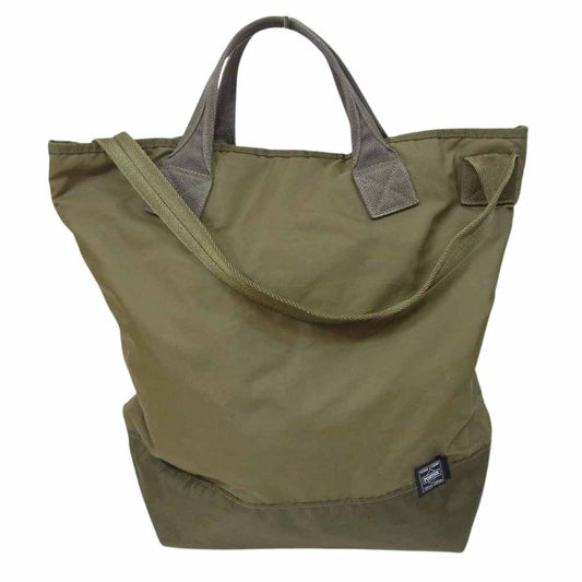 PORTER ポーター × KAPTAIN SUNSHINE キャプテンサンシャイン トートバッグ カーキ系【中古】