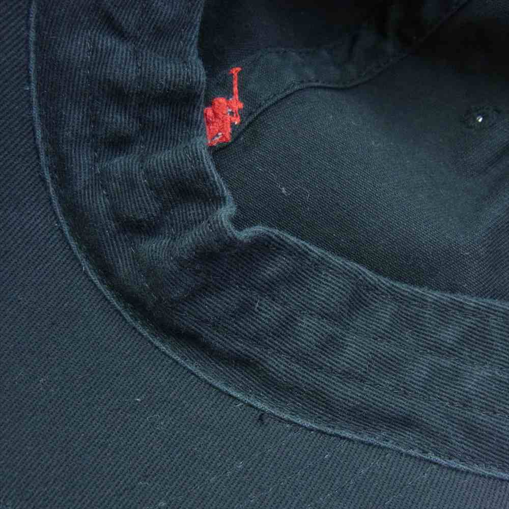 POLO RALPH LAUREN ポロ・ラルフローレン ロゴ 刺繍 キャップ ブラック系【中古】