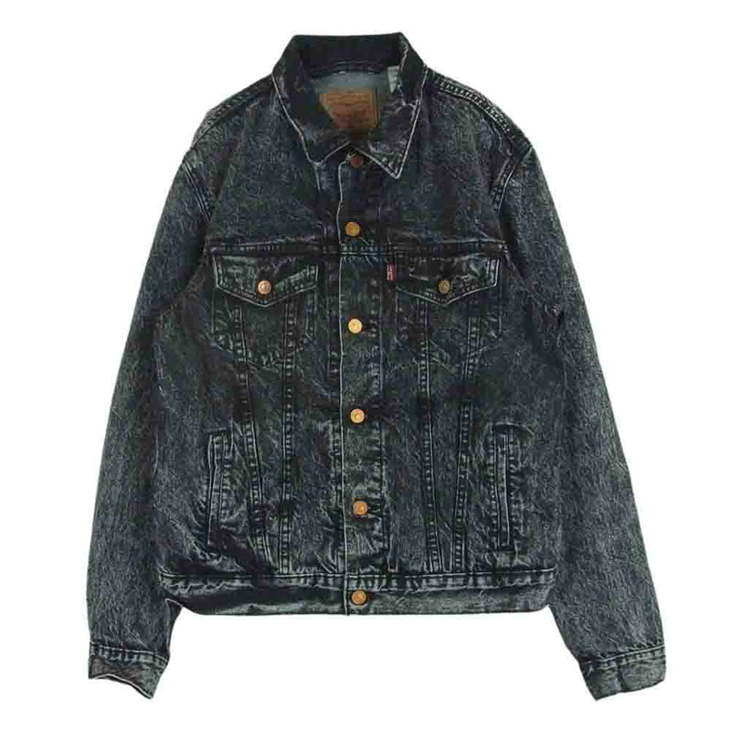 Levi's リーバイス Patta パタ 2nd ウォッシュ加工 タイプ トラッカー デニム ジャケット グレー系 M【中古】