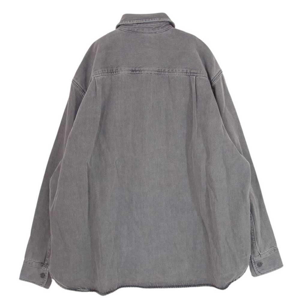 ACNE STUDIOS アクネストゥディオズ CB0074 Denim Shirt Loose Fit ルーズフィット 長袖 デニム シャツ グレー系 M【中古】