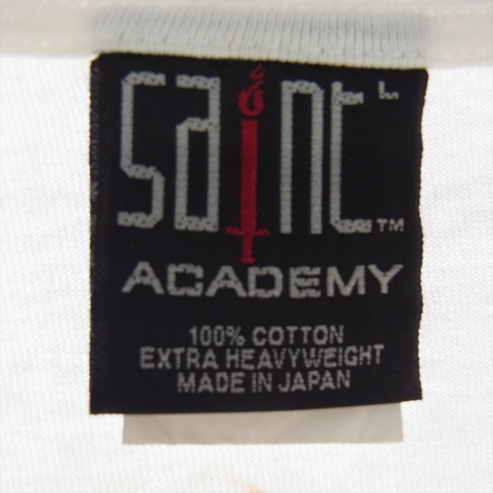 SAINT MICHAEL セントマイケル 22AW SM-A22-0000-057 OREO SA SS TEE オレオ プリント 半袖 Tシャツ ホワイト系 L【中古】