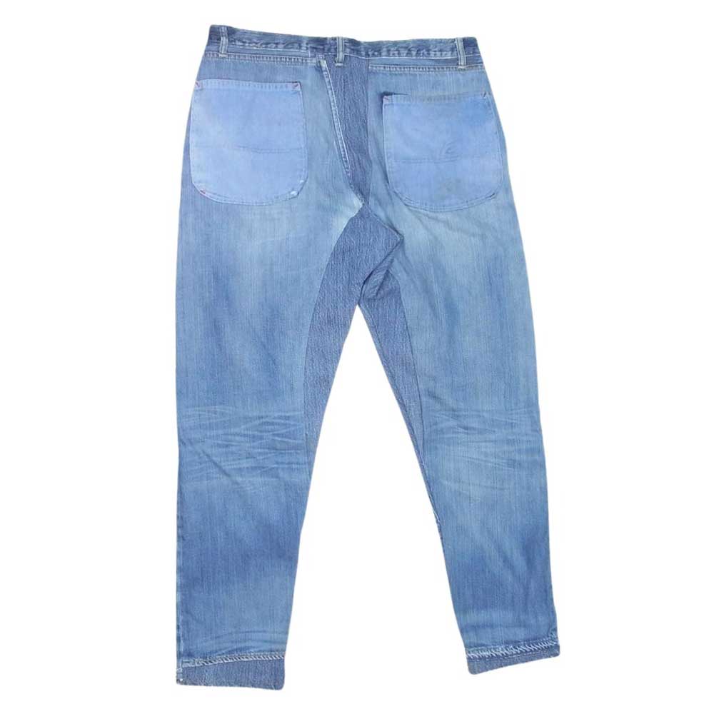 グレッグローレン VINTAGE DENIM ドローコード ダメージ加工 ヴィンテージ デニム パンツ インディゴブルー系 34【中古】