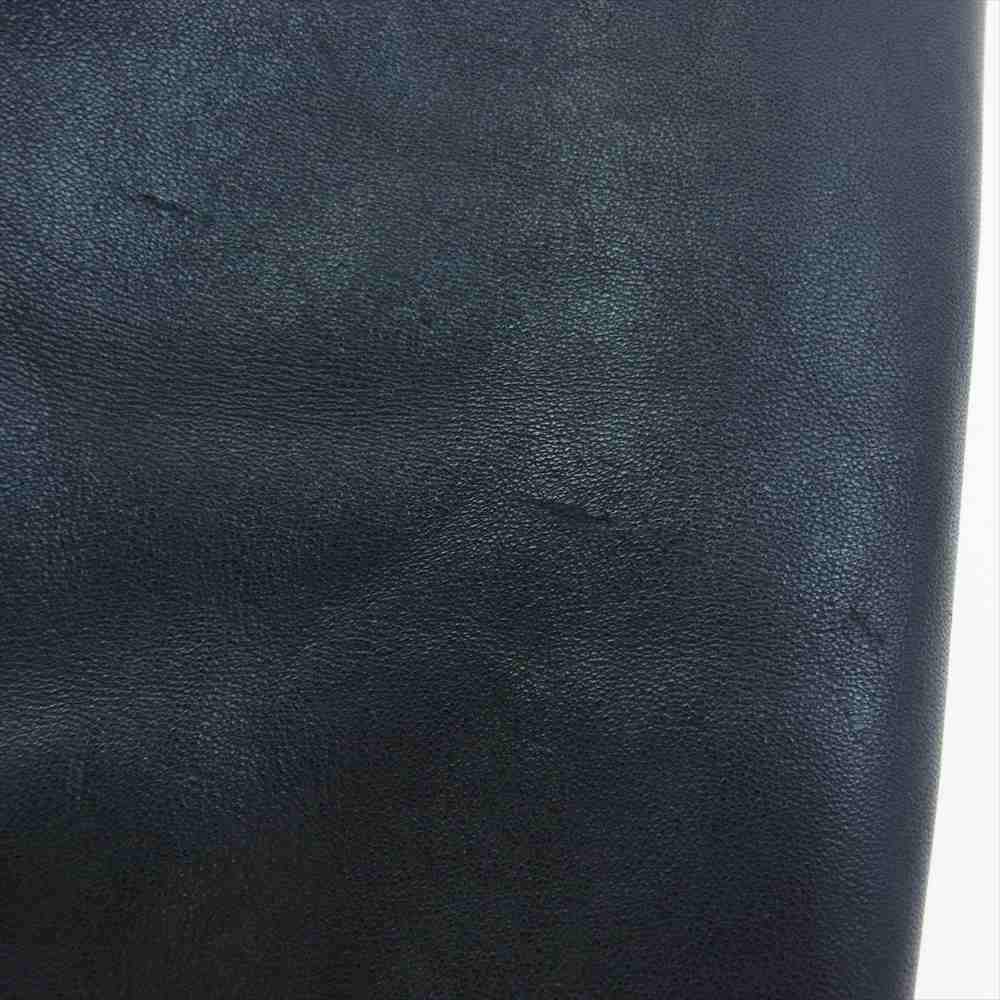 Moonage Devilment ムーンエイジデビルメント ホースレザー シャツ ジャケット 袖ジップ ライナー ブラック系 M【中古】