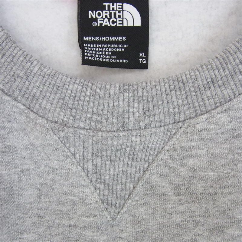 THE NORTH FACE ノースフェイス 7X1I Simple Dome Sweater ロゴ スウェット トレーナー 丸首 グレー系 XL【中古】