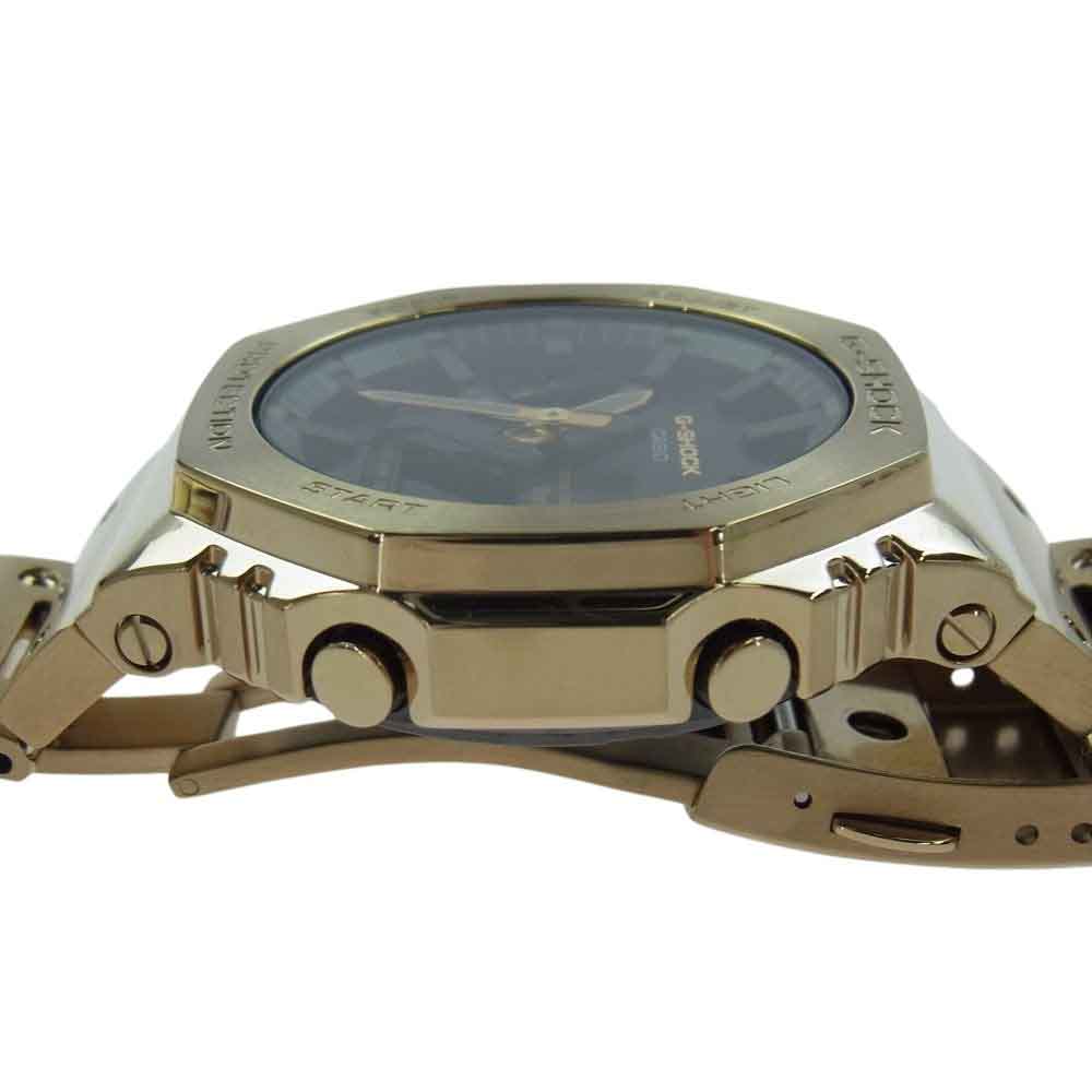 G-SHOCK ジーショック GM-B2100GD-9AJF タフソーラー アナログ デジタル デジアナ SS ゴールド ブラック 腕時計 ウォッチ ゴールド系【美品】【中古】