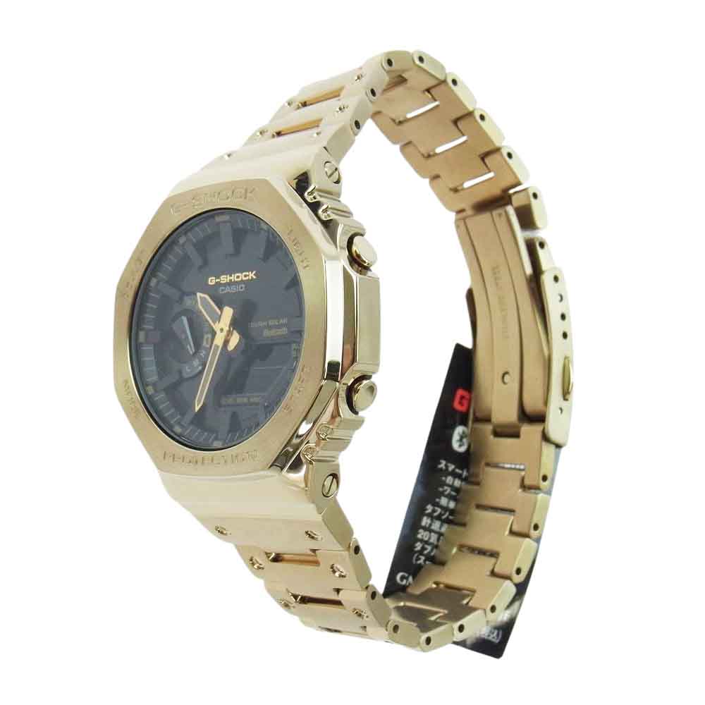 G-SHOCK ジーショック GM-B2100GD-9AJF タフソーラー アナログ デジタル デジアナ SS ゴールド ブラック 腕時計 ウォッチ ゴールド系【美品】【中古】
