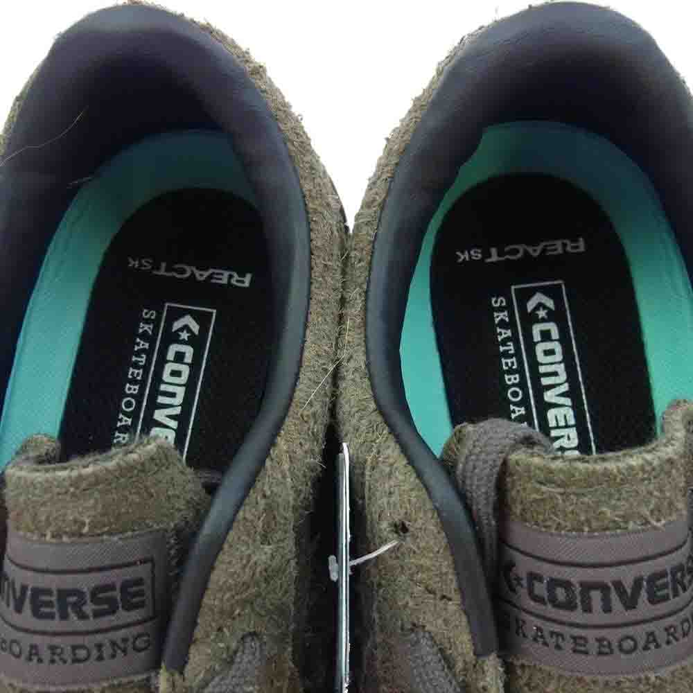 CONVERSE コンバース 1SD609  SKATEBOARDING PRORIDE SK OX PLUS スケートボーディング プロライド オックス プラス スニーカー ダークブラウン系 26.0cm【新古品】【未使用】【中古】