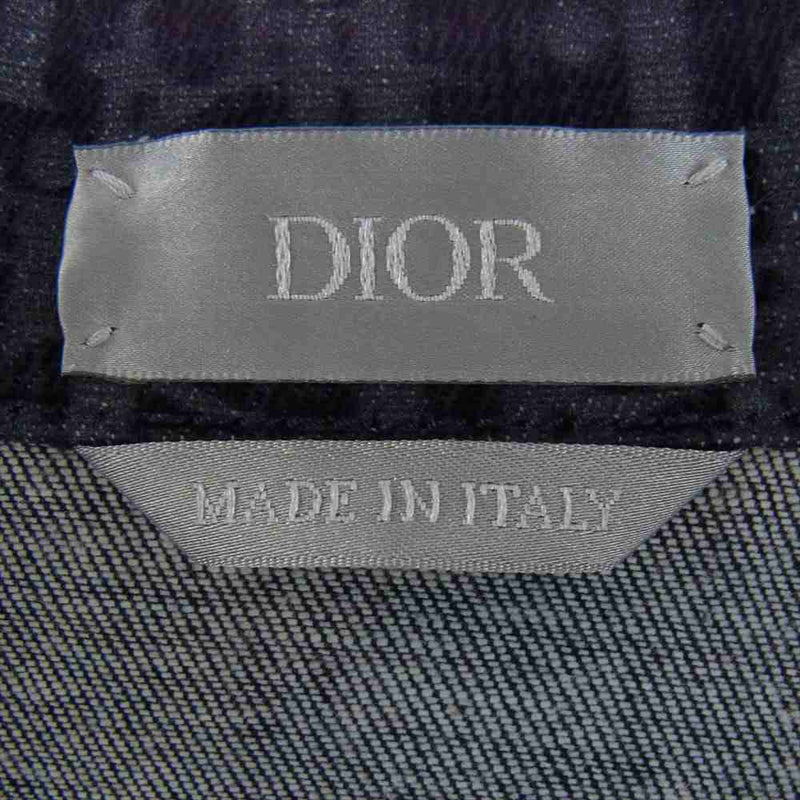 Dior ディオール 23SS 033D490M321X OBLIQUE OVER SHIRT オブリーク トロッター オーバー シャツ コットンブレンド ツイル ジャケット 54【中古】