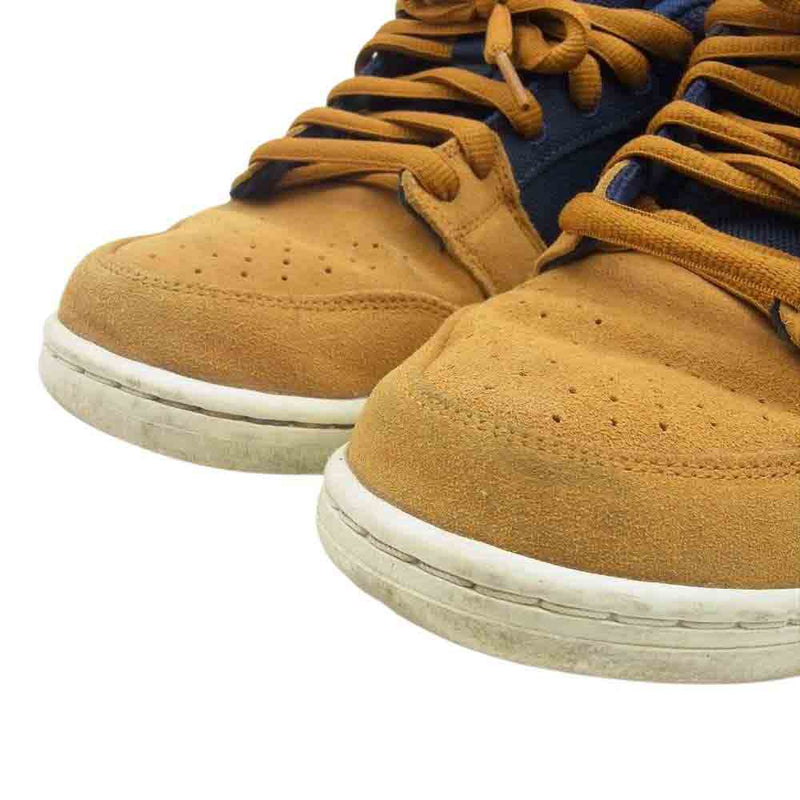 NIKE ナイキ DX6775-400 SB Dunk Low Desert Ochre and Midnight Navy ダンク ロー デザートオークル アンド ミッドナイトネイビー スニーカー ブラウン系 ネイビー系 28cm【中古】