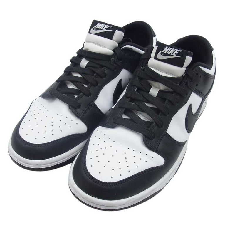 NIKE ナイキ DD1391-100 Dunk Low Retro White/Black ダンク ロー レトロ ホワイト/ブラック パンダダンク スニーカー ブラック系 ホワイト系 27.5cm【中古】