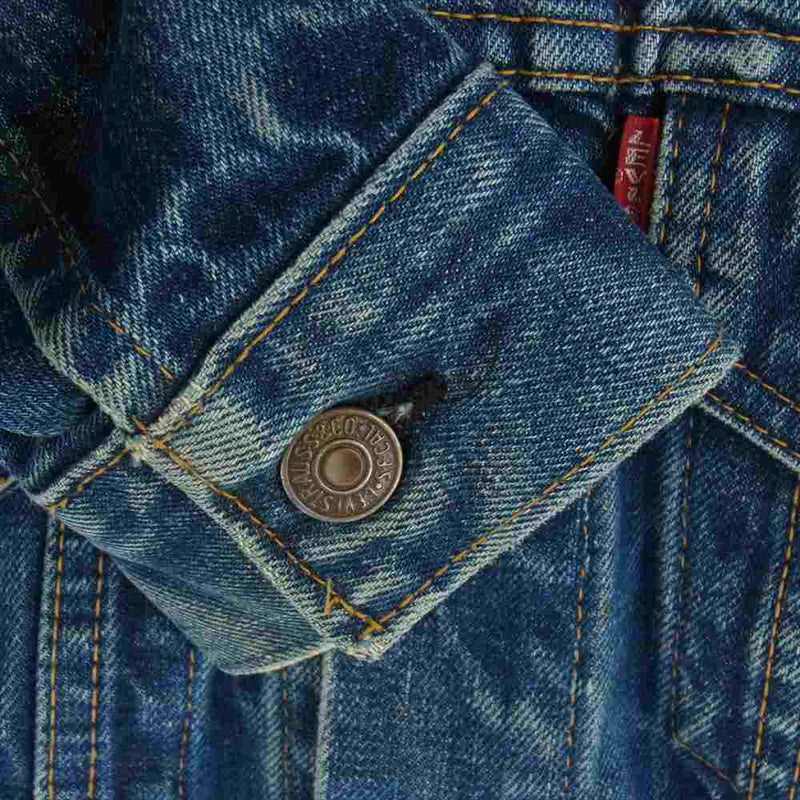 Levi's リーバイス ヴィンテージ オリジナル 60s 70505 BIGE ボタン裏刻印 521 2nd デニム ジャケット インディゴブルー系【中古】