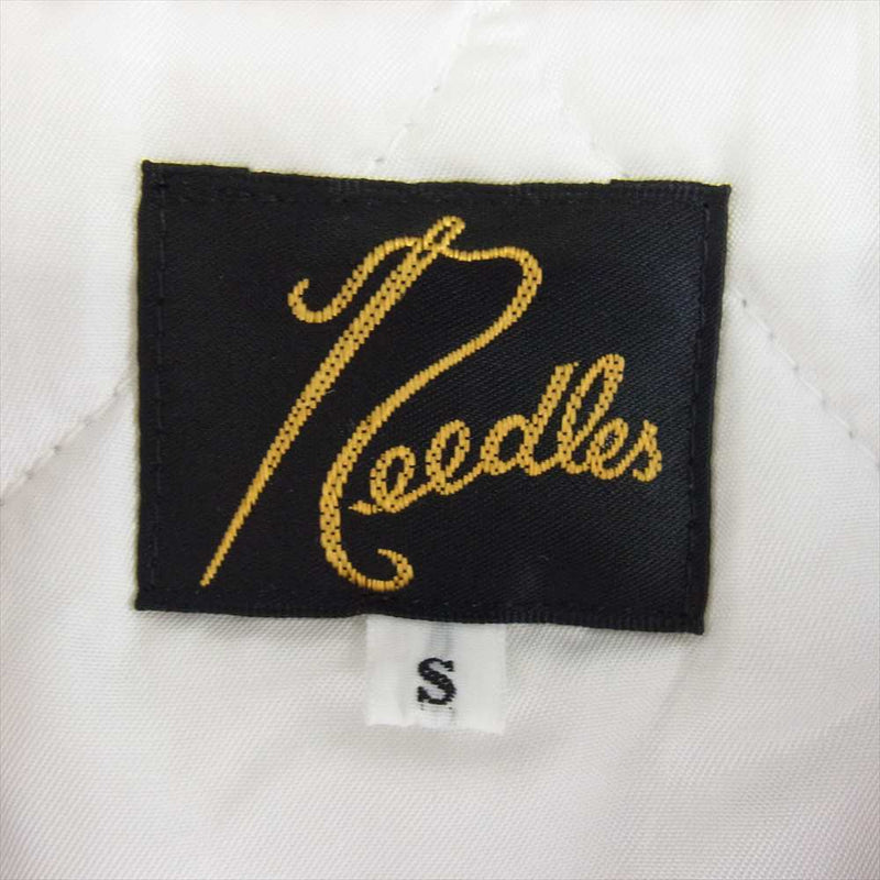 Needles ニードルス HM079 S.C. SUR COAT FAUX LTHR LEOPARD レオパード柄 フェイクレザー ジップアップ 裏地キルティング ジャケット S【中古】