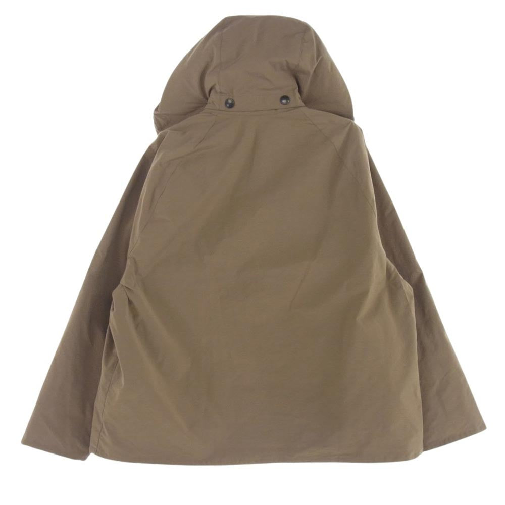 Barbour バブアー 2102380 TRANSPORT HOODED フーデッド トランスポート ノンワックス ノンオイルド  ブラウン系 38【中古】