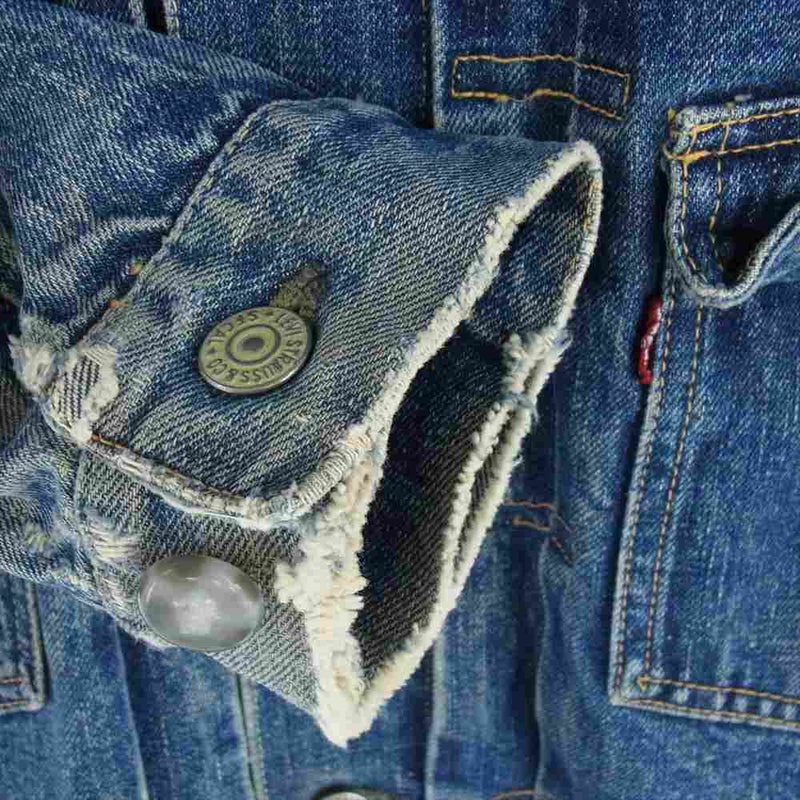 Levi's リーバイス 50s ヴィンテージ オリジナル 507XX ボタン裏刻印17 BIG E セカンド デニムジャケット ジージャン【中古】