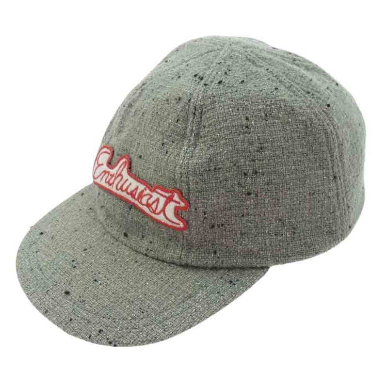 VISVIM ビズビム 19SS 0119203003019 HONUS CAP GREY ウール リネン ネップ 6パネル ワッペン キャップ 帽子 グレー系【中古】