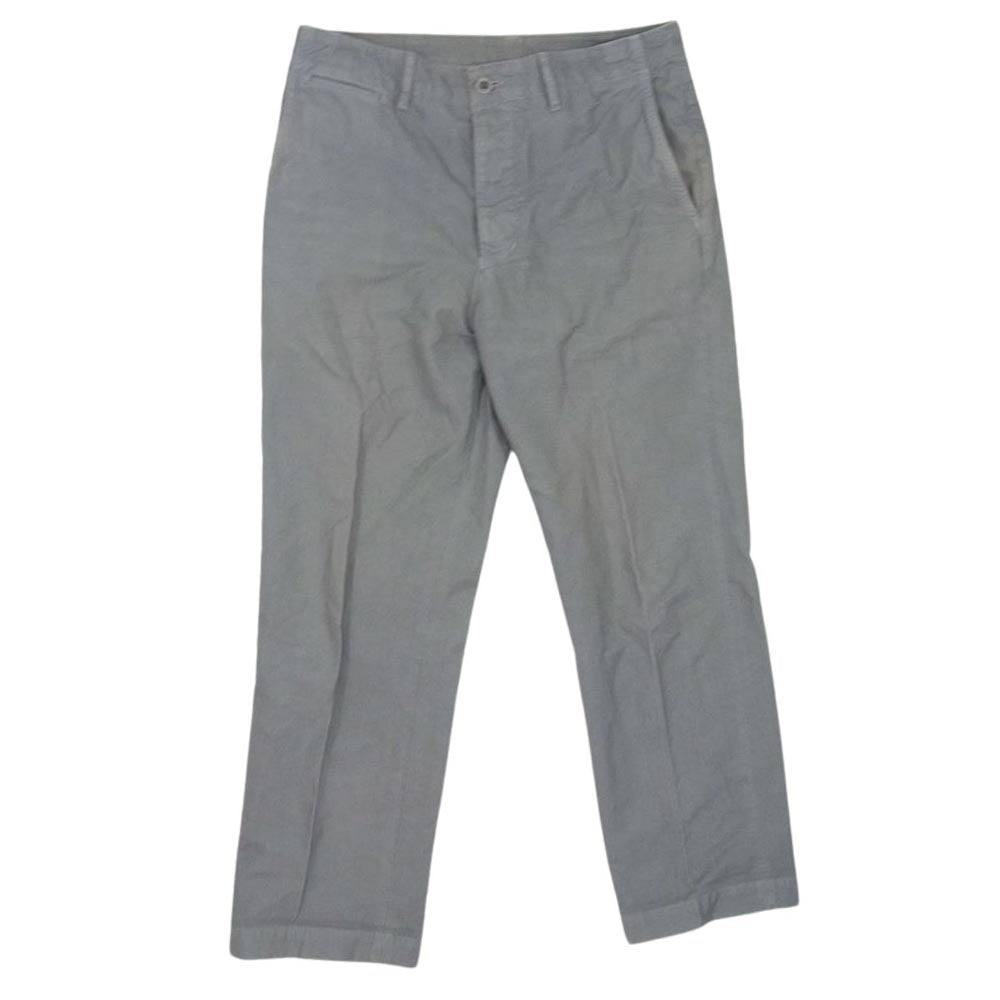 VISVIM ビズビム 22SS 0122105008003　CHINO PANTS HW TAPER PEERLESS刻印メタル釦 シンチバック チノパンツ グレー系 2【中古】