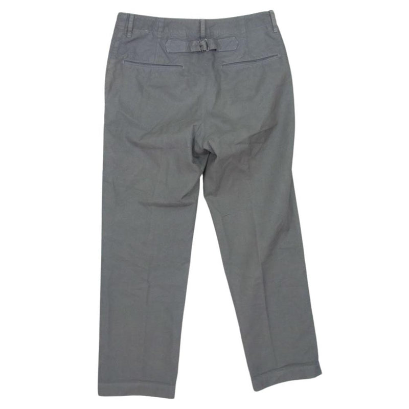 VISVIM ビズビム 22SS 0122105008003　CHINO PANTS HW TAPER PEERLESS刻印メタル釦 シンチバック チノパンツ グレー系 2【中古】