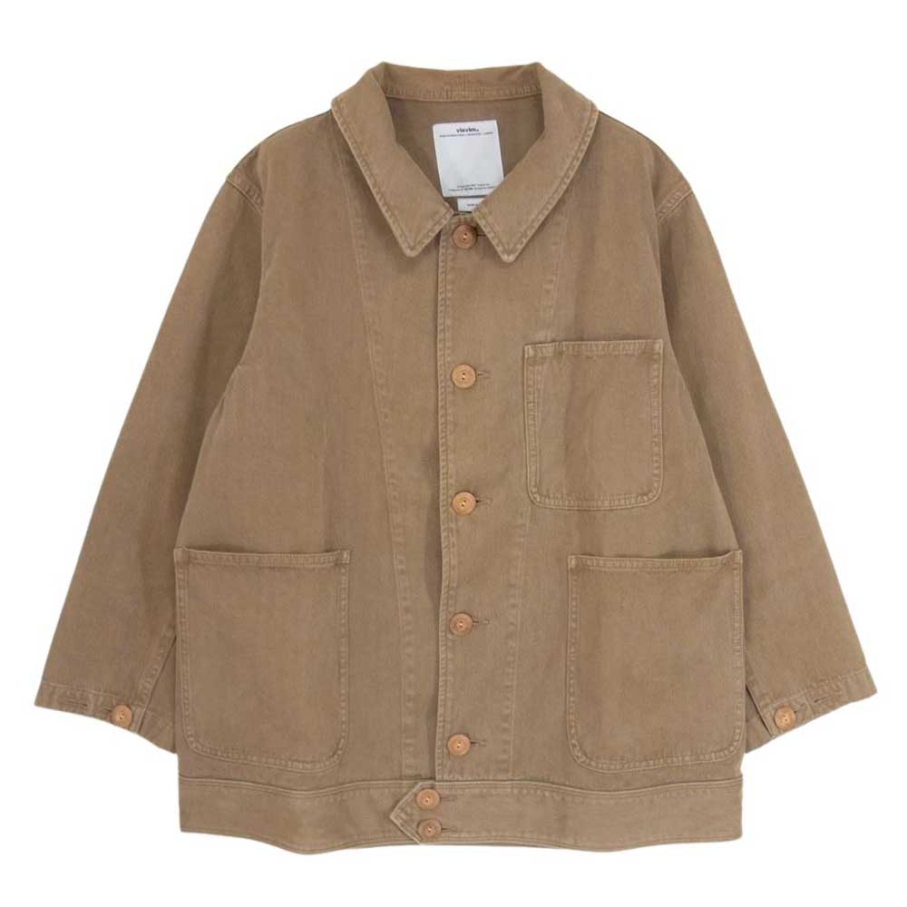 VISVIM ビズビム 17AW 0117105013036 Benny O.V.N.D. Herringbone Jacket ベニー ヘリンボーン ジャケット ブラウン系 1【中古】