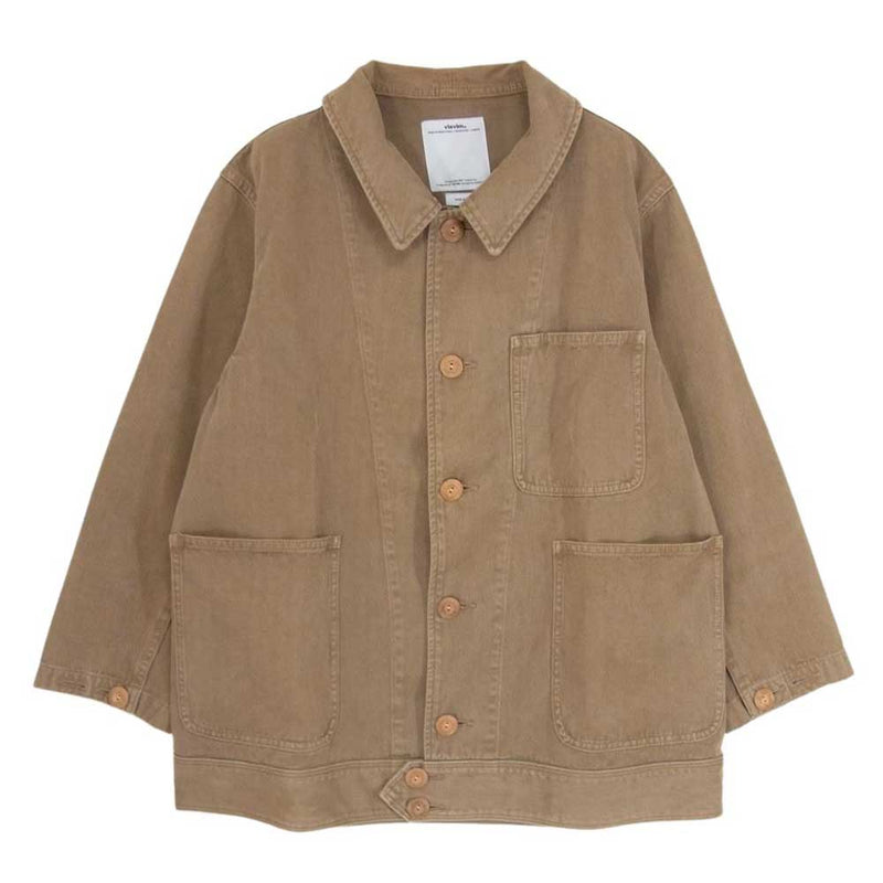 VISVIM ビズビム 17AW 0117105013036 Benny O.V.N.D. Herringbone Jacket ベニー ヘリンボーン ジャケット ブラウン系 1【中古】