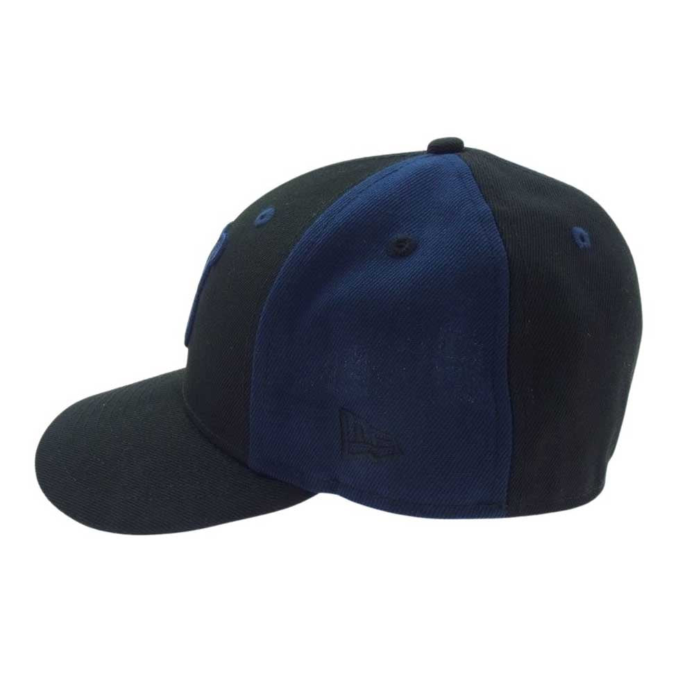 ブラックアイパッチ × NEW ERA ニューエラ B刺繍 キャップ  ブラック系【中古】