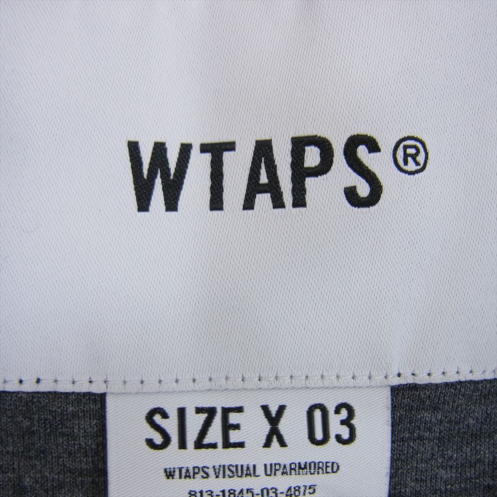 WTAPS ダブルタップス 23SS 231ATDT-CSM07 WOUND SWEATER RAPO. SIGN スウェット トレーナー ブラック ブラック系 X 03【中古】