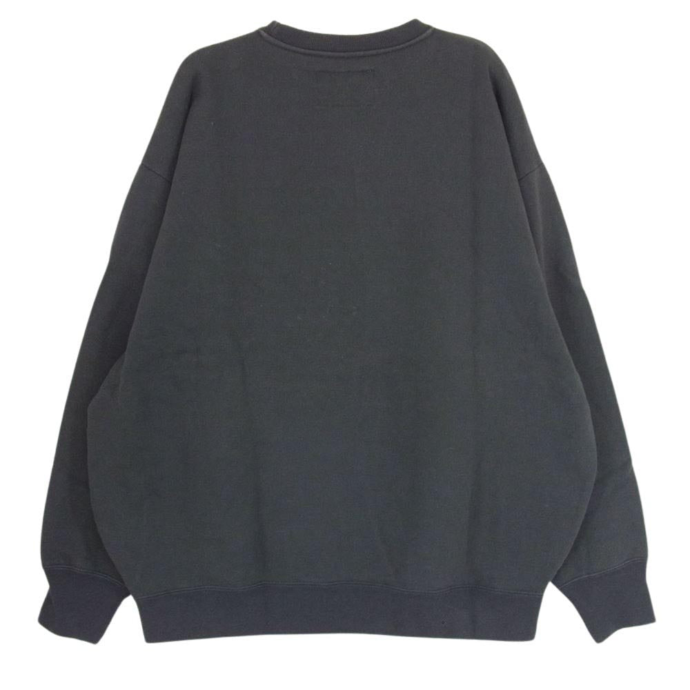 WTAPS ダブルタップス 23AW 232ATDT-CSM21 SWEATER COTTON.PROTECT コットン プロテクト スウェット トレーナー ブラック X 04【中古】