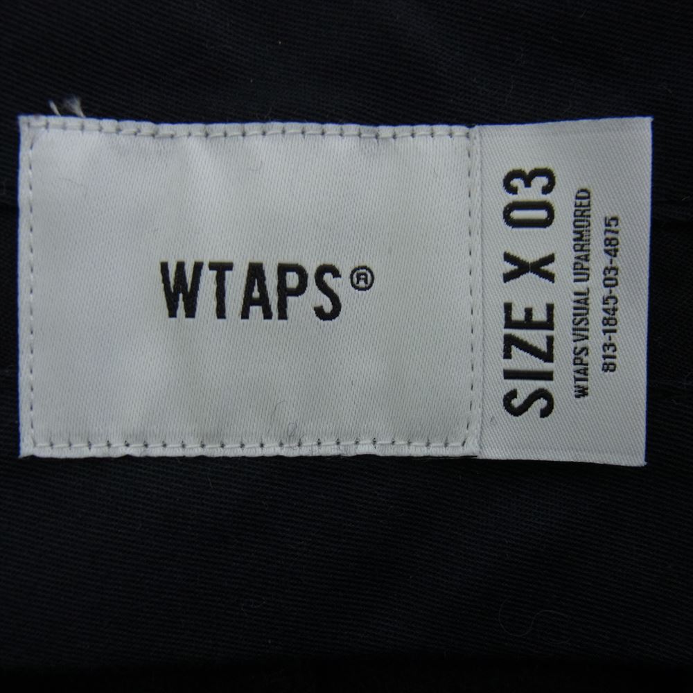 WTAPS ダブルタップス 23AW 232TQDT-PTM07 TROUSERS WOPL. MOSSER トラウザーズ モッサー パンツ  ブラック系 X 03【中古】