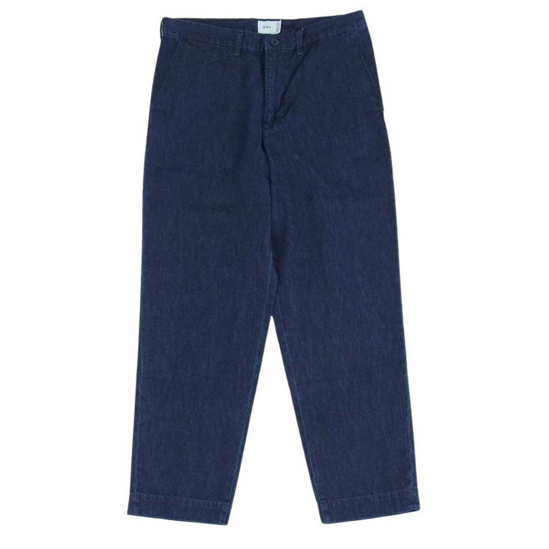 WTAPS ダブルタップス 23SS 231BRDT-PTM11 TROUSERS COTTON DENIM PANTS トラウザーズ コットン デニム パンツ インディゴブルー系 03【中古】