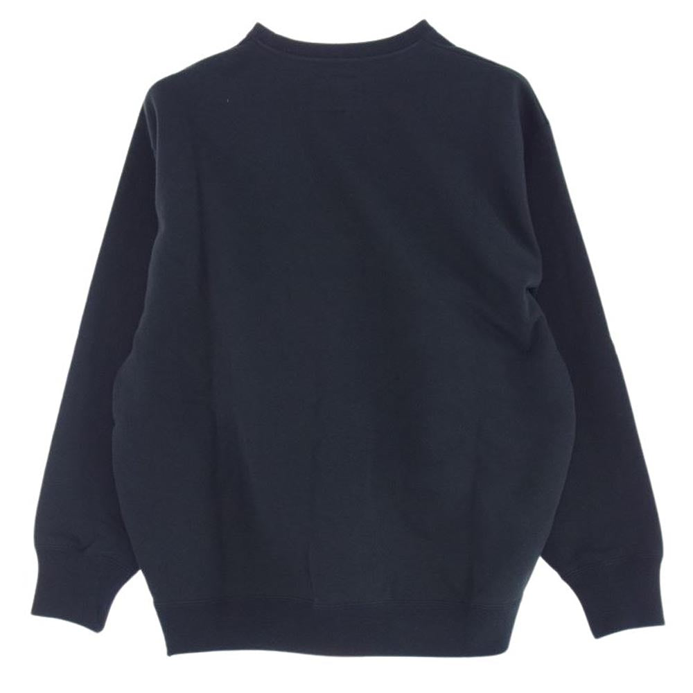 WTAPS ダブルタップス 23AW  232ATDT-CSM21 SWEATER COTTON PROTECT セーター コットン プロテクト スウェット トレーナー ブラック ブラック系 X03【新古品】【未使用】【中古】