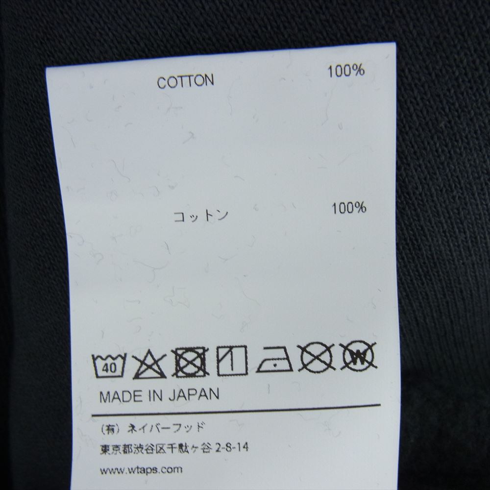 WTAPS ダブルタップス 23AW  232ATDT-CSM21 SWEATER COTTON PROTECT セーター コットン プロテクト スウェット トレーナー ブラック ブラック系 X03【新古品】【未使用】【中古】