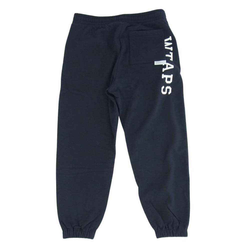 WTAPS ダブルタップス 23SS 231ATDT-CSM04 TROUSERS COTTON.COLLGE トラウザーズ コットン スウェット パンツ ネイビー ネイビー系 X 03【中古】