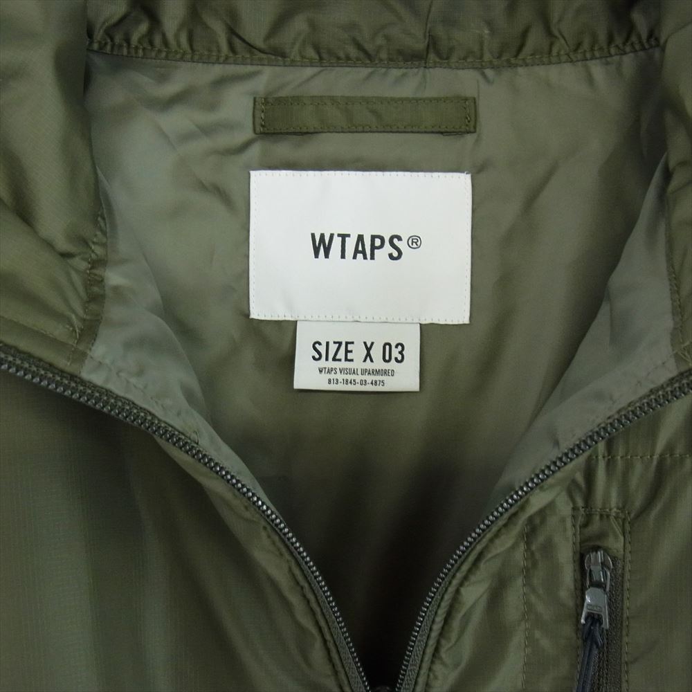 WTAPS ダブルタップス 23AW 232BRDT-JKM08 TRACK PADDED JACKET トラック パデット 中綿 ジャケット カーキ カーキ系 X03【中古】