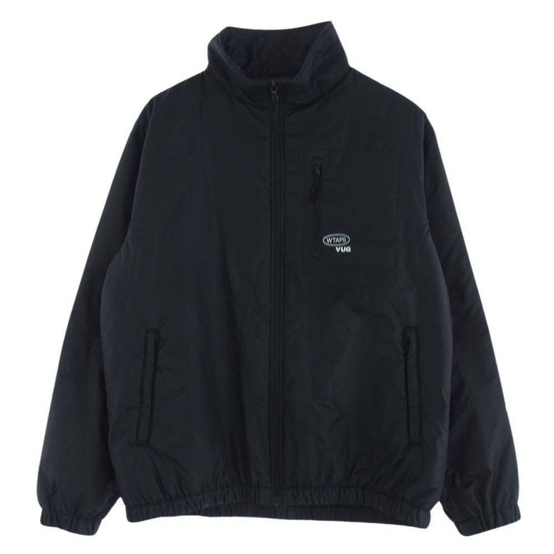 WTAPS ダブルタップス 23AW 232BRDT-JKM08 TRACK PADDED JACKET トラック パデット 中綿 ジャケット ブラック ブラック系 03【中古】