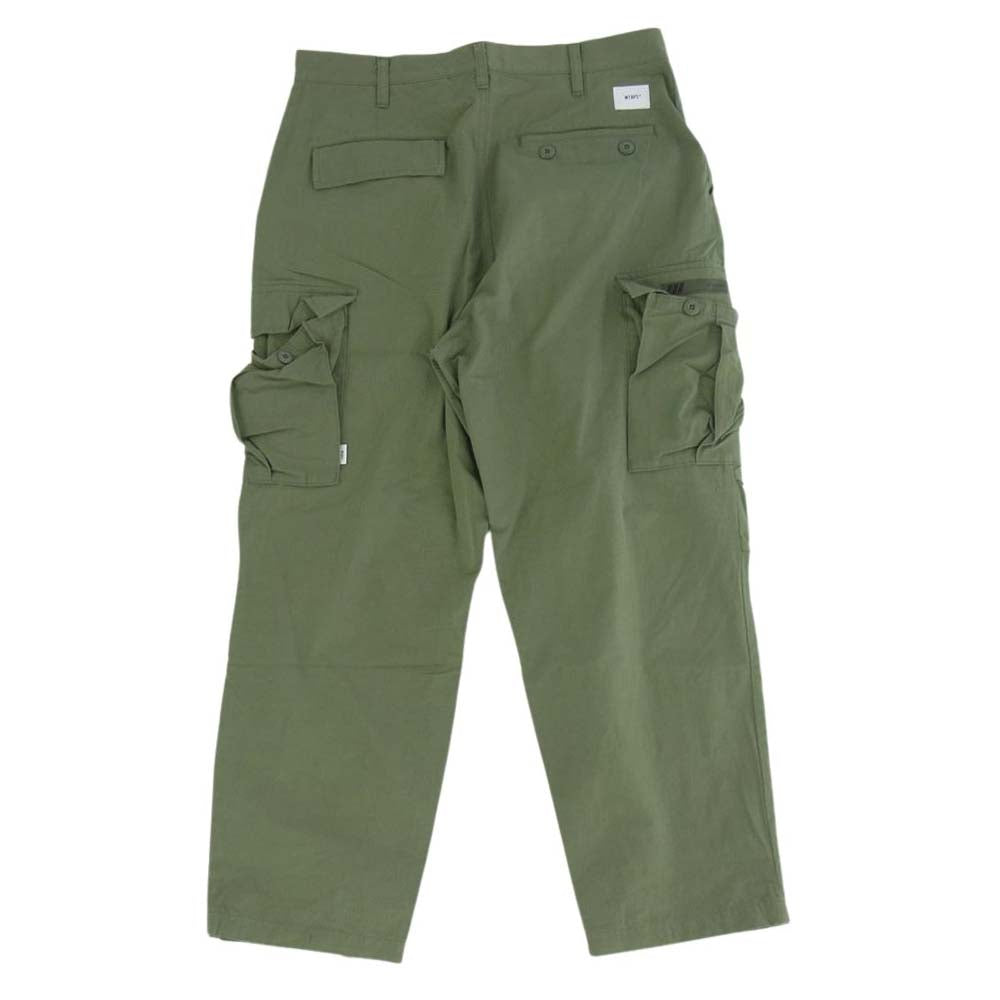 WTAPS ダブルタップス 23SS  231WVDT-PTM09 TROUSERS トラウザーズ NYCO. RIPSTOP カーゴ パンツ カーキ カーキ系 X 03【中古】