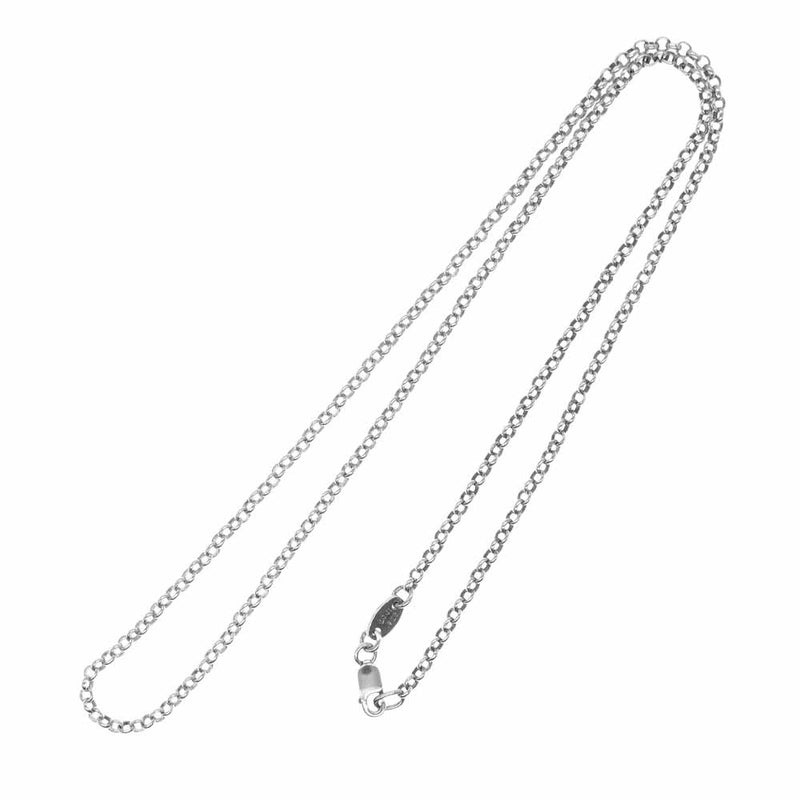 CHROME HEARTS クロムハーツ（原本無） 2024年購入レシート付属 NECKCHAIN R18 ロールチェーン 18インチ【中古】