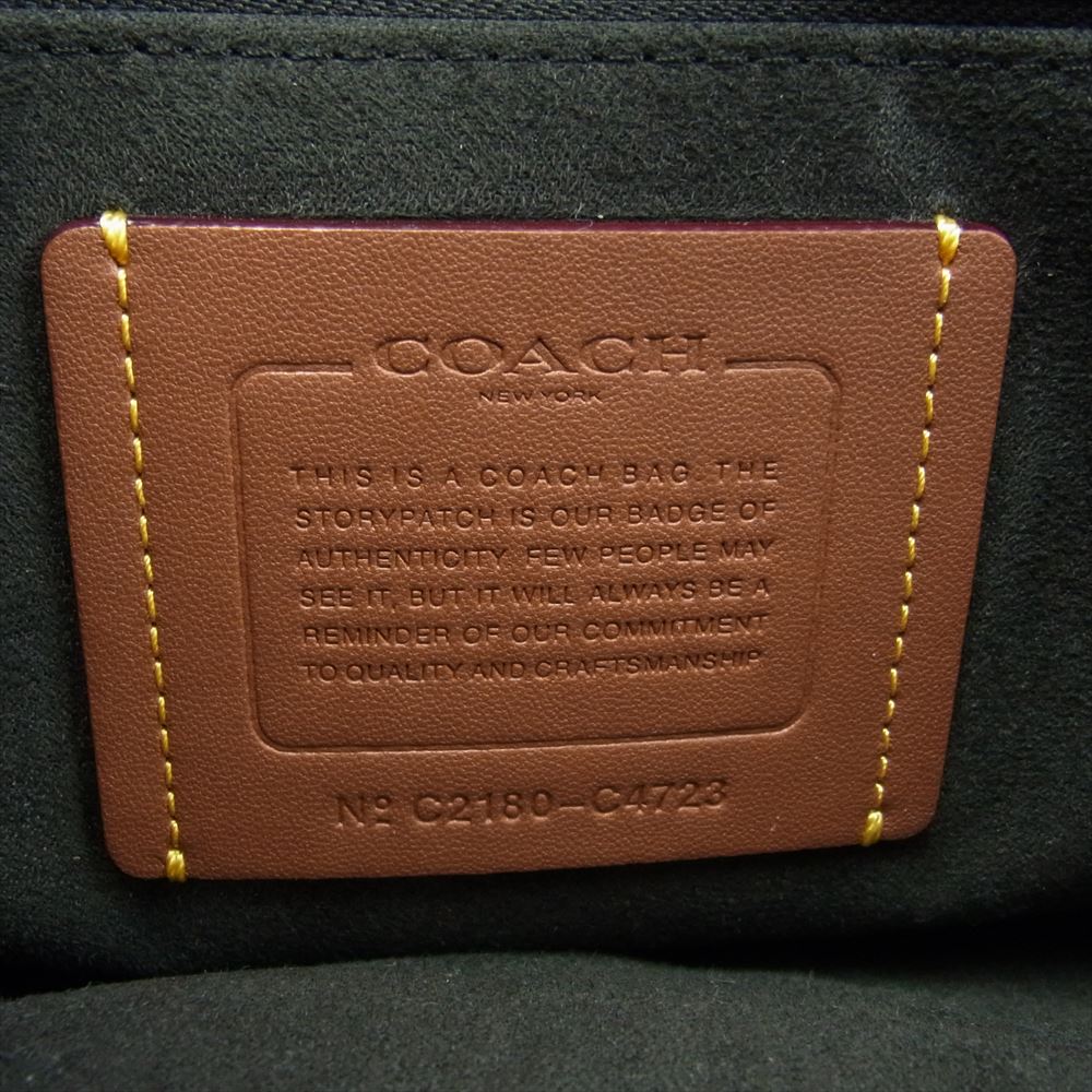 COACH コーチ C2180-C4723 レキシー プレイ シグネチャー キャンバス フィールド トート ブラック系【中古】