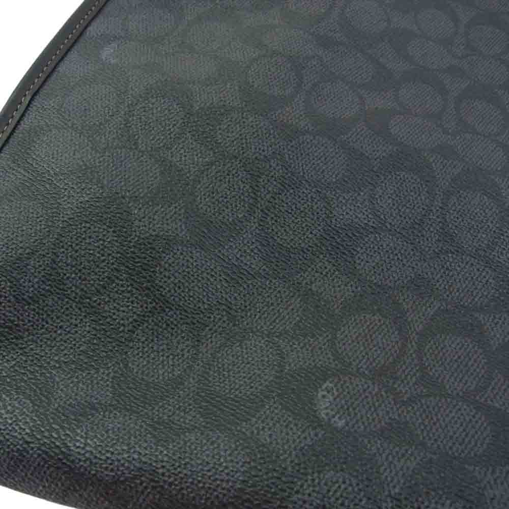 COACH コーチ C2180-C4723 レキシー プレイ シグネチャー キャンバス フィールド トート ブラック系【中古】