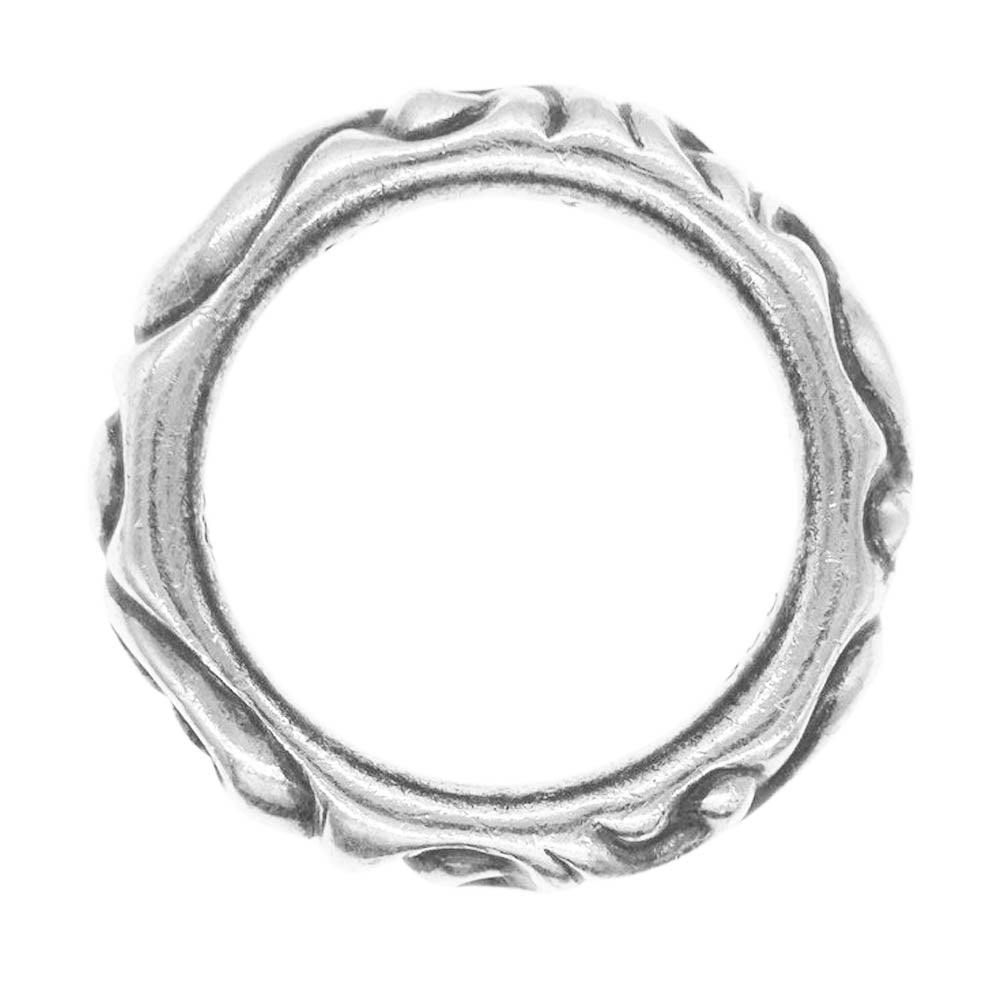 CHROME HEARTS クロムハーツ（原本無）  SCRL BAND スクロール バンド リング 24号【中古】