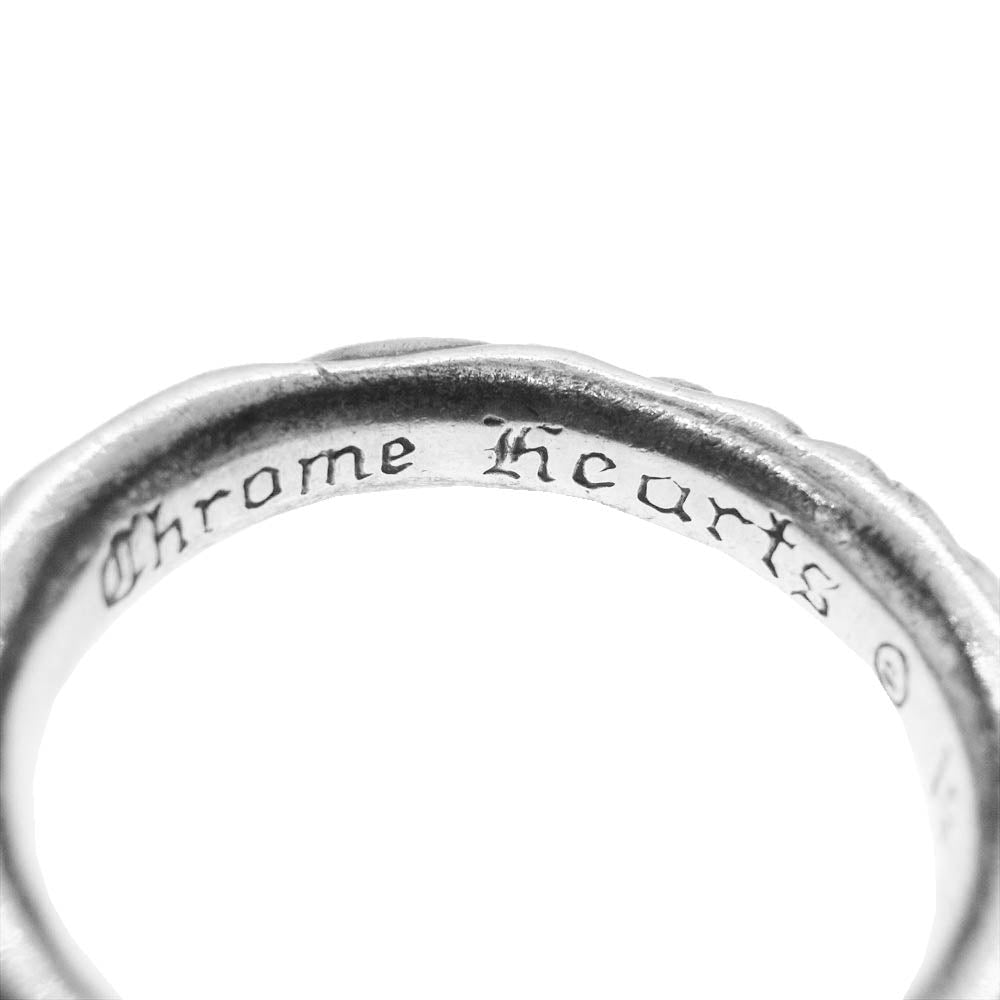 CHROME HEARTS クロムハーツ（原本無）  SCRL BAND スクロール バンド リング 24号【中古】