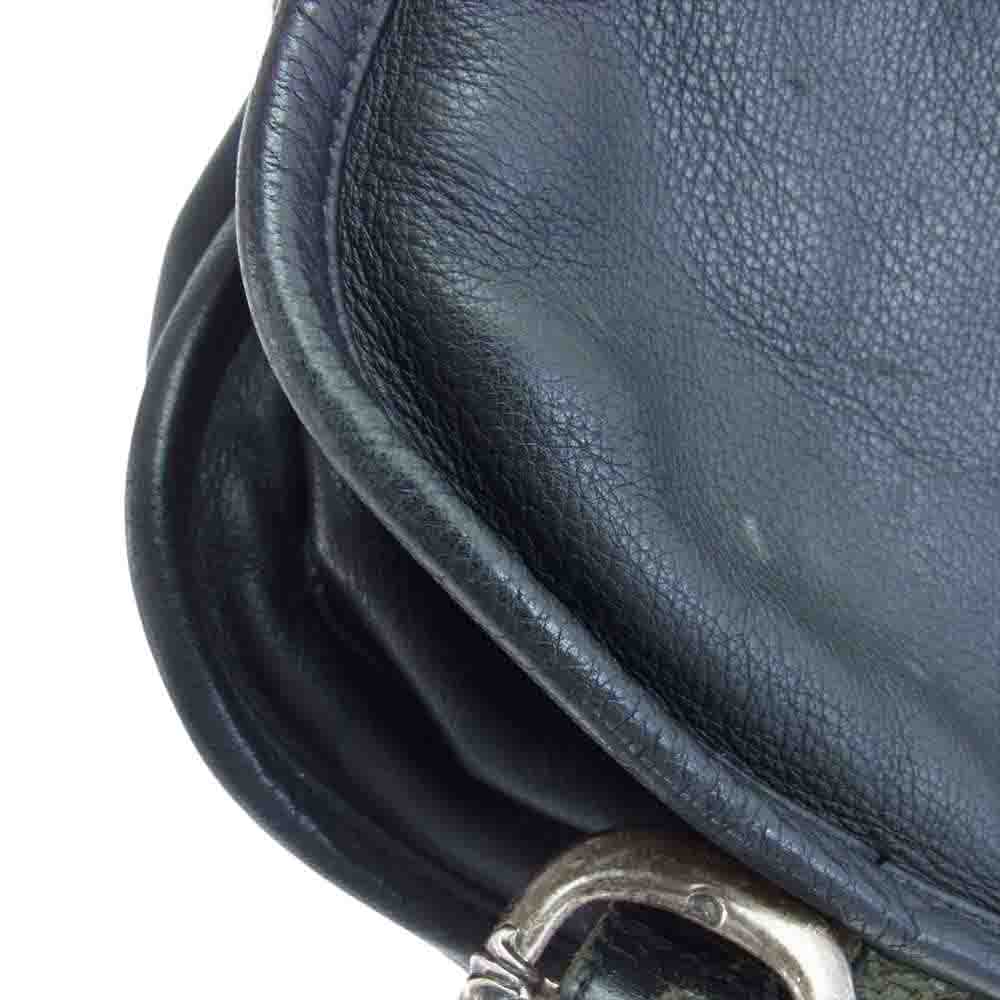 CHROME HEARTS クロムハーツ（原本無） SHOULDER BAG-LARGE ガンスリンガー レザー メッセンジャー ラージ ショルダーバッグ ブラック系【中古】