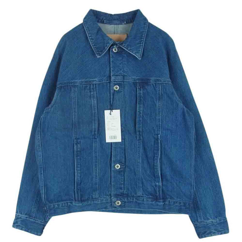 クオン 114JK050700 12.5oz Denim Trucker Jacket 12.5オンス デニム トラッカー ジャケット インディゴブルー系 38【新古品】【未使用】【中古】