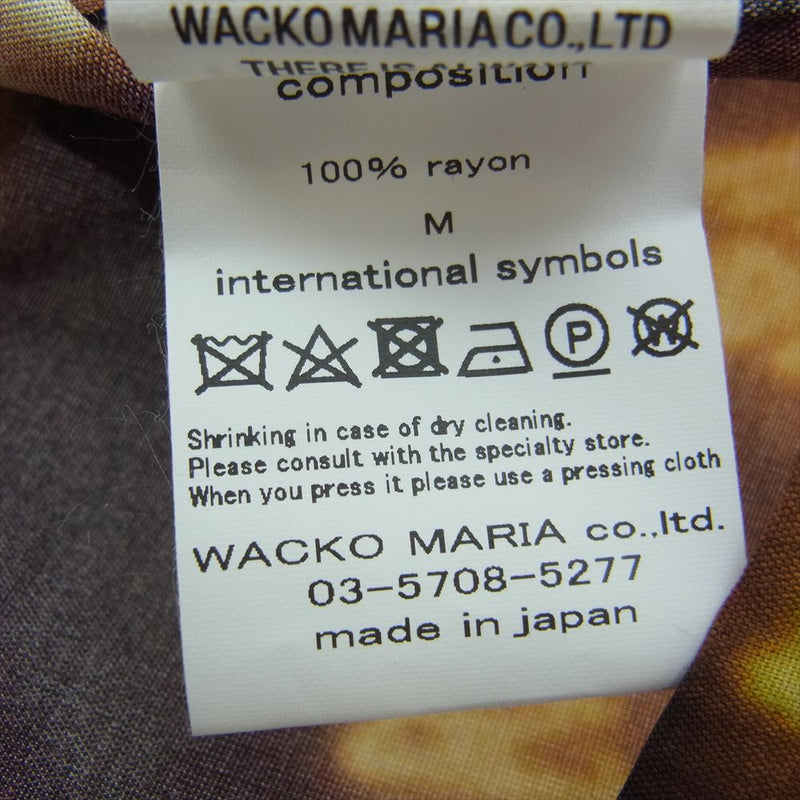 WACKO MARIA ワコマリア 24SS INNOCENCE-WM-HI02 × 攻殻機動隊 INNOCENCE S/S HAWAIIAN SHIRT TYPE-2 イノセンス 半袖 ハワイアン シャツ ホワイト系 M【新古品】【未使用】【中古】