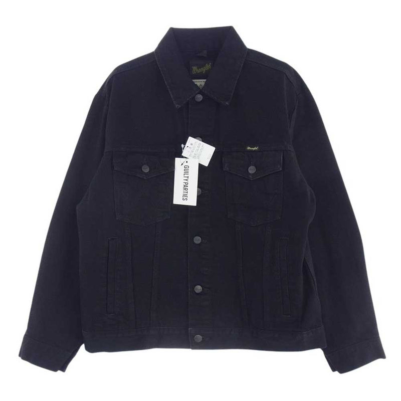 WACKO MARIA ワコマリア 24SS 24SS-WMO-WG01 × Wrangler ラングラー DENIM TRUCKER JACKET デニム トラッカー ジャケット ブラック系 M【極上美品】【中古】