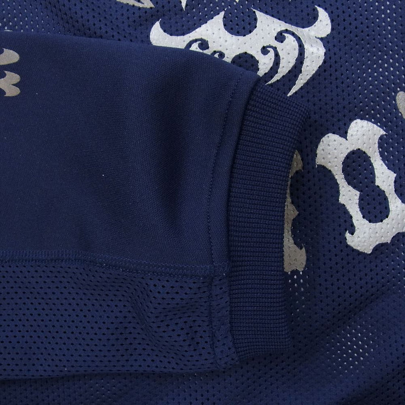 TENDERLOIN テンダーロイン MIX MESH JERSEY BS ボルネオスカル メッシュ L/S 長袖 Tシャツ ネイビー系 XL【中古】